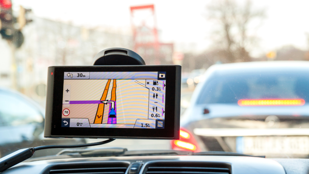 image showing a sat nav 